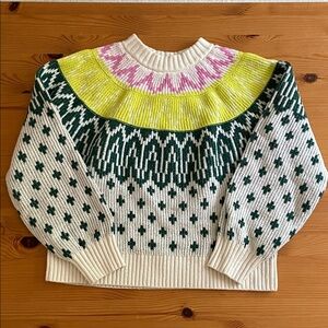 Old Navy Kids' Fair Isle Sweater, Girl Size L (10-12)